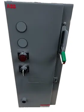 Cr308bt94r34dal1a Abb / Ge New Size Fused Combination Motor Starter 5 Hp 18 Amp Coil 115-120v 600 Vac