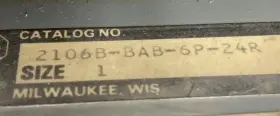 2106b-bab-6p-24r Allen Bradley Allen-bradley 2106b Size 1 Mcc 20 Inch Reversing Starter Feeder Bucket #2