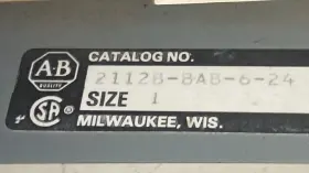 2112b-bab-6-24 Allen-bradley 2100 2112b Size 1 Mcc 12 Inch Starter Bucket #2