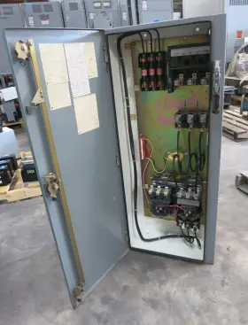 506-djcd26 Allen Bradley Size 3 Reversing Starter 100a Fusible Combo Box 100 Amp 505-dod 12