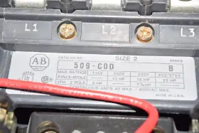 509-c0d Allen Bradley Size 2 Starter 110/120v 50/60hz Coil With Enclosure #3