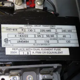 512-bjb-6xp-24r Allen Bradley Size 1 Combination Starter Disconnect 600v 10hp #2