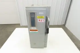 512bab24 Allen Bradley 509bob Combination Motor Starter Enclosure 509-b0d 10 Hp