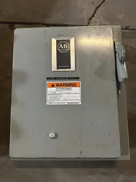706-bab43 Allen-bradley Comination Starter Size 1 Series N 200 V 7.5 Hp 3 Ph