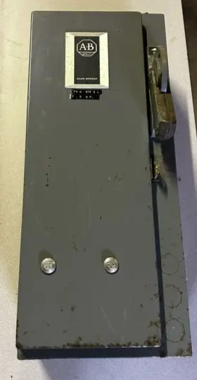 712-bab25 Allen Bradley Combination Starter With Fused Disconnect Size 1