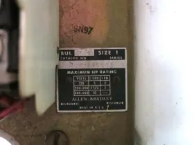 712-bac24i Allen Bradley 712-bac24 Size 1 Starter 30a 600v Fusisble Combination Combo Box #2