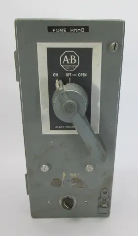 712aaa3 Allen Bradley Combination Starter Disconect Switch Ser K 3 Ph 100477