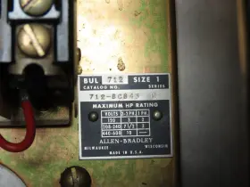 712bcb43 Allen Bradley 712 Sz 1 Combination Starter 10hp Non-fusible Stainless Disconnect #2