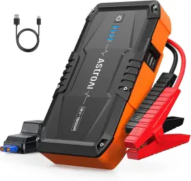 Ahet361gy-uk Astroai Orange S8 Car Battery 12v Portable Jump Starter 1500a