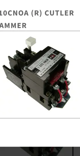 Cutler-hammer A10cnoa R Magnetic Starter New