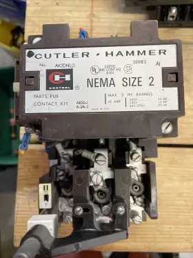 A10d-1 Cutler Hammer A10dn0 Motor Starter Nema Size 2 45amp