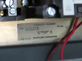 A30cgt0 Cutler Hammer A30cgto Combination Motor Starter 10hp 480v 3ph Size 1 Fused #2