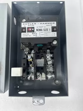 B10cgo Cutler-hammer B10cg0 Motor Starter Series A1 Nema Size 1 #2 B10cgo Cutler-hammer B10cg0 Motor Starter Series A1 Nema Size 1 #2