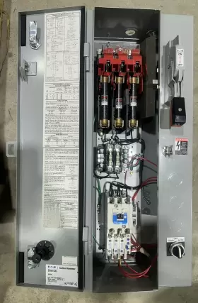 Ecn1811cac Cutler-hammer / Eaton Combination Starter Fused With Transformer #2 Ecn1811cac Cutler-hammer / Eaton Combination Starter Fused With Transformer #2