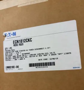 Eaton 1812ckc Ecn1811ckc Nema Sz1 Combo Starter With Fuses New Ready To Ship