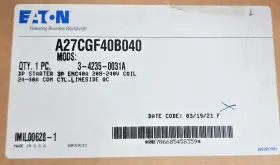 A27cgf40b040 Eaton Electric Magnetic Motor Starter 10hp 3 Phase 230volt 40amp #2