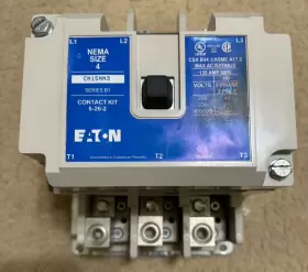 Cn15mn3 Eaton Cutler Hammer Contactor Size 4 135a Serie B1 New Contacts 6-43-6