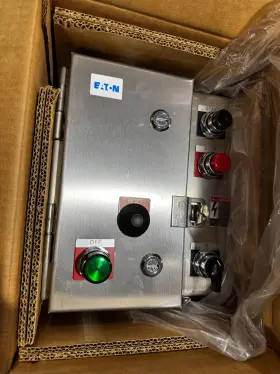Ecn0514cba Eaton Cutler Hammer Size 1 120v Coil 3 Phase Combination Motor Starter Stainless Steel Breaker