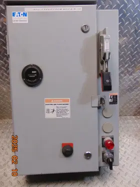 Ecn18a2cjc Eaton Cutler Hammer Combo Motor Starter Controller Fusible Disconnect