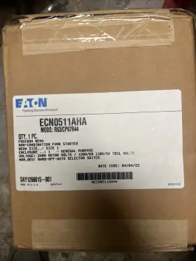 Ecn0511aha Eaton Non Combination Motor Starter Size 1