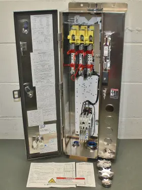 Ecn1604cac Eaton Combination Motor Starter Stainless Nema 4x Fusible Disconnect