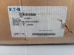 Ecn1612aaa Eaton P/n Combo Starter With Disconnect Nema Size 1 Coil Volt 120v 3r #2