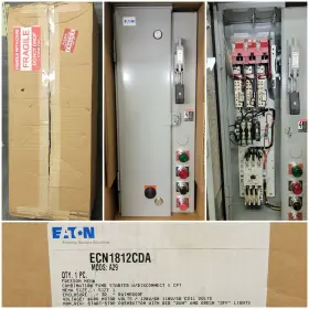 Ecn1812cda Eaton New Combination Fvnr Size 1 Starter 30 A 460 V 120v Coil 3r