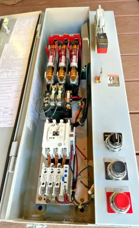 Eaton Ecn1821cpe Enclosed Combination Motor Controller Starter Circuit Switch