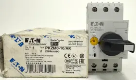 Eaton Pkzm0-10/ak 6.3-10amp 5hp 3p 600v Motor Starter Circuit Breaker 265340