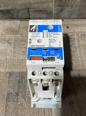 W200m1cfc Eaton Cutler-hammer Motor Starter Nema Size 1 27a 3p 600v Control 120v 60hz