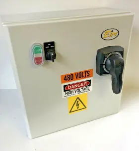 Cms050-3-480 Eim New Combination Starter Hd 480vac 50hp 70-95a Nema 4 H/o/a 120v Control