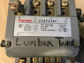 22dp32a Furnas Nema Size 1 Reversing Magnetic Starter 3 Phase 27 Kb #2
