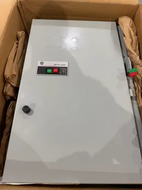Ge Cr308e1481baasbb New Size 3 Combination Motor Starter 120v Coil Phase Breaker Nema 1