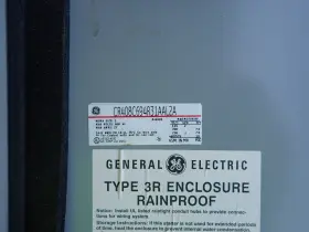 Cr408c694r31aal2a Ge Size 1 Fused 3r Outdoor Combination Starter Cs508 #3