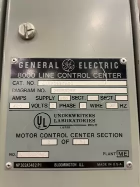 518x0697a01 General Electric 8000 Line Automation Control Center #3