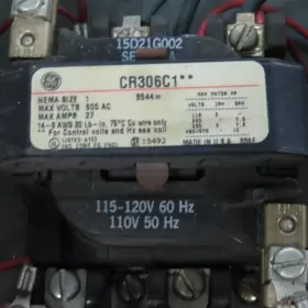 Cr306c1 General Electric 600v 10hp 3ph 3psize 1 Combination Starter Disconnect #2