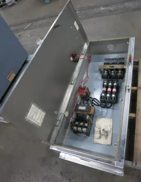 Cr308f405gaka General Electric Ge 100a Fusible Size 4 Motor Starter Combination Combo Box Stainless Type Encl