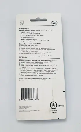 Fs-25 Philips Advance Fluorescent Starters For 22w Circline Or 25w Linear #2