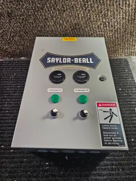 185433 Saylor-beall Enclosed Control Panel 7-1/2hp Motor 3 Phase 200 Volts 185433 Saylor-beall Enclosed Control Panel 7-1/2hp Motor 3 Phase 200 Volts