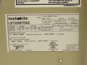 Le1d097d62 Schneider Electric Instakits Combination Motor Starter 1hp 480v 3ph #3