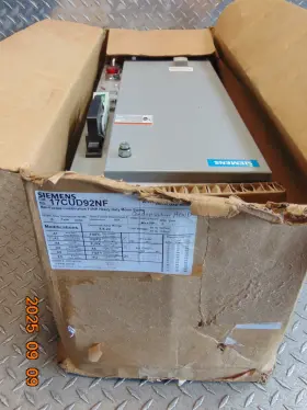 17cud92nf Siemens 30a 30 Amp Non-fusible Combination Motor Starter Size