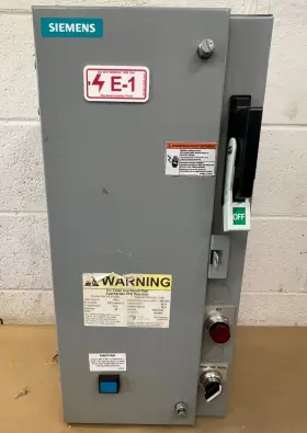 Siemens 18csb92bf Combination Motor Starter 600v 3ph