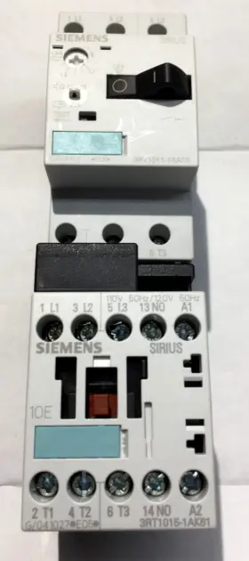 3ra1110-1aa15-1ak6 Siemens Syrus Manual Motor Starter/contactor Model W-t