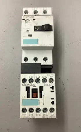 Siemens 3ra1110-1ha15-1bb4 Starter Combination 400vac 6.8a B493