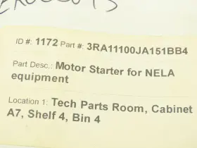 3ra11100ja151bb4 Siemens Starter Combination #2
