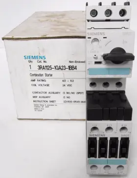 Siemens 3ra1125-1ga23-1bb4 Combination Starter