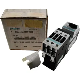 Siemens 3ra1125-1ka25-1bb4 New Sirius S0 Combination Starter 9-12.5a 24v Dc