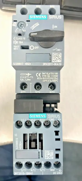 Siemens 3ra21100ka151bb4 Combination Starter