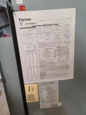 87han6fca Siemens 87han6fa Furnas Class 87 3 Phase Pump Control Panel 110 To 240 Size #2