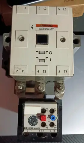 Siemens Cxl30 3 Cxl 30.3 Size 3 100a Pole Contactor With Olr5000cs3 Overload Relay